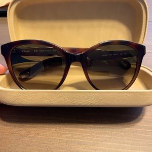 CHLOE 54mm gradient cat eye sunglasses NWT